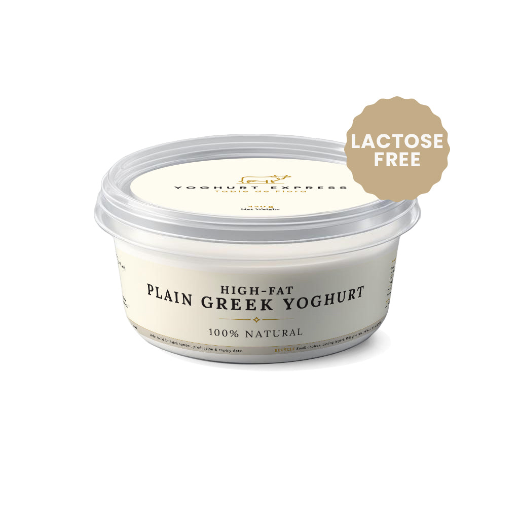 Lactose-Free High-Fat Plain Greek Yoghurt